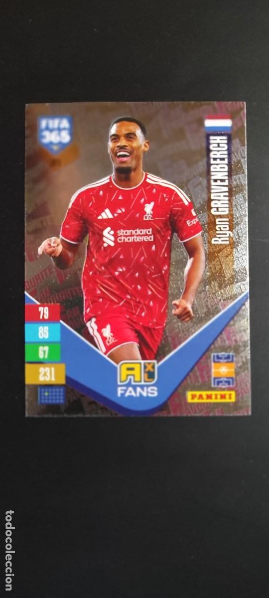 Cromos de Futebol: ADRENALYN FIFA 365 2027 CARD FANS GRAVENBERCH LIVERPOOL # 373 PANINI