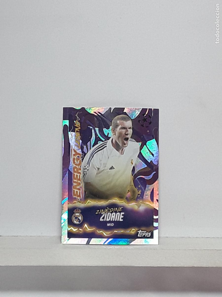 Cromos de f&uacute;tbol: CHAMPIONS STICKER 2025 2026 25 26 ALBUM TOPPS LEAGUE N 567 REAL MADRID ENERGY LEGEND ZINEDINE ZIDANE