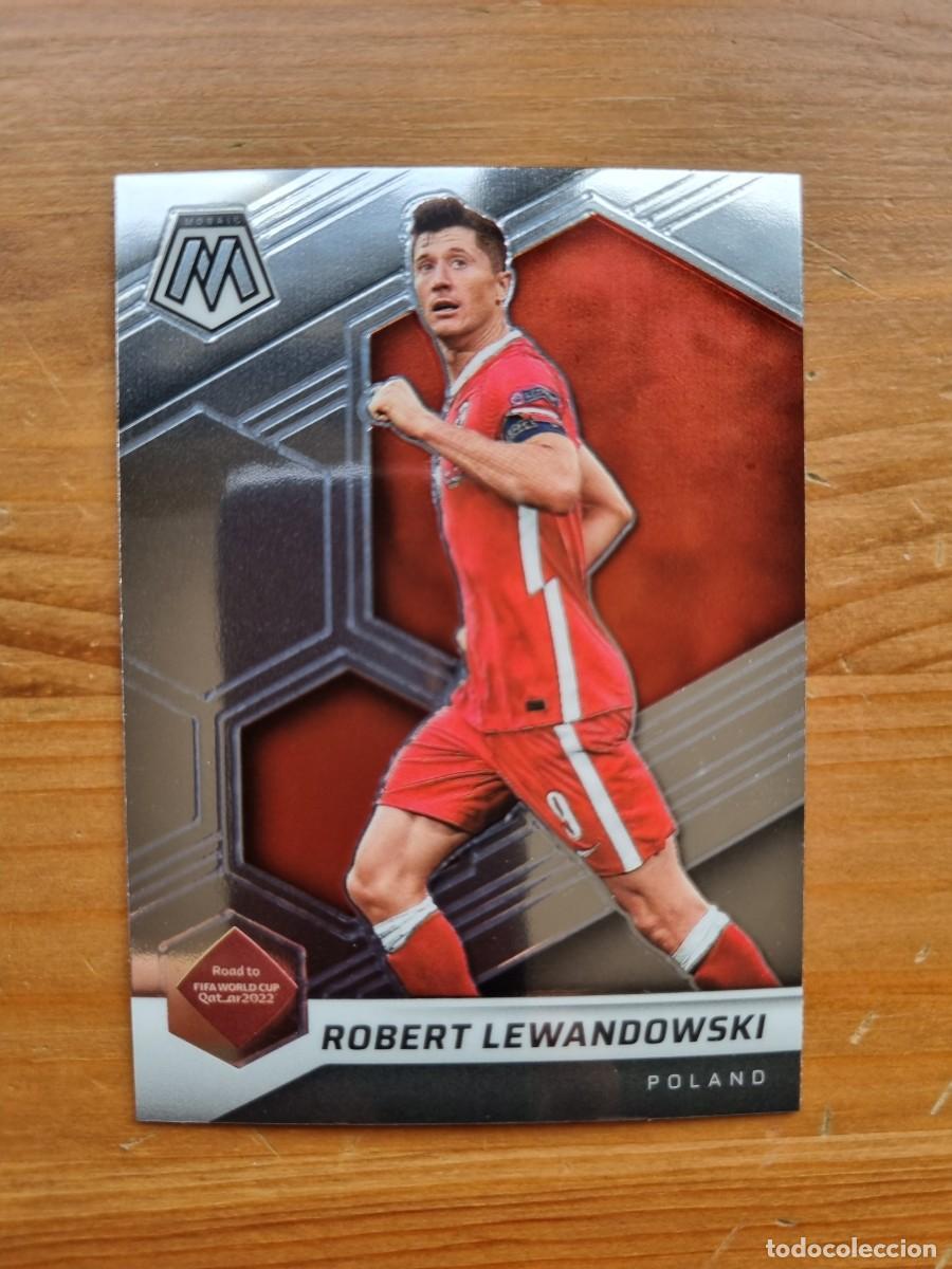 Cromos de f&uacute;tbol: 51 Robert LEWANDOWSKI (Poland). Road to FIFA World Cup QATAR 2022 (Mosaic Panini)