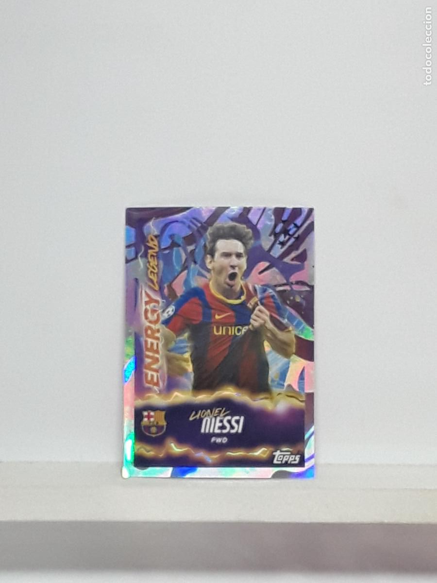 Cromos de f&uacute;tbol: CHAMPIONS STICKER 2025 2026 25 26 ALBUM TOPPS LEAGUE N 568 BARCELONA ENERGY LEGEND LIONEL MESSI