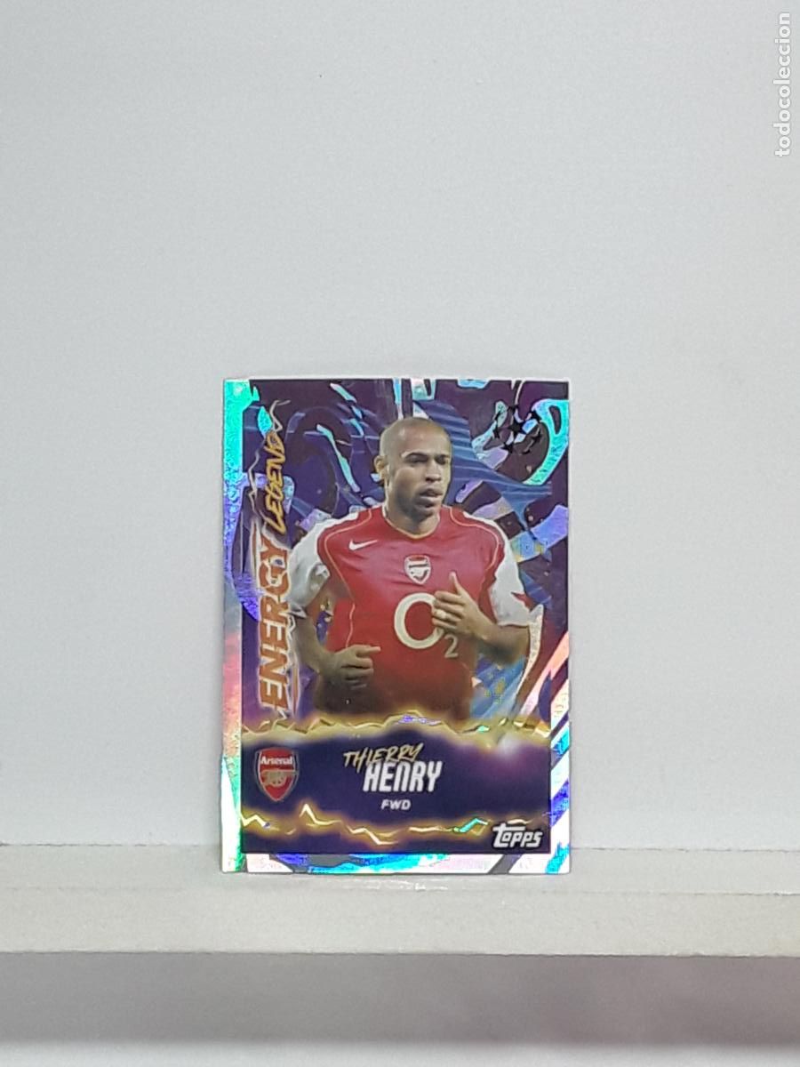 Cromos de f&uacute;tbol: CHAMPIONS STICKER 2025 2026 25 26 ALBUM TOPPS LEAGUE N 570 ARSENAL ENERGY LEGEND THIERRY HENRY