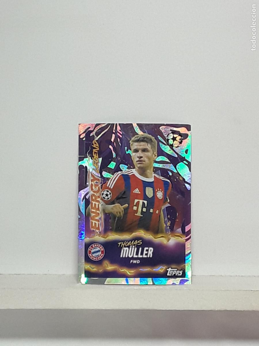 Cromos de f&uacute;tbol: CHAMPIONS STICKER 2025 2026 25 26 ALBUM TOPPS LEAGUE N 571 BAYERN MUNCHEN ENERGY LEGEND THOMA MULLER