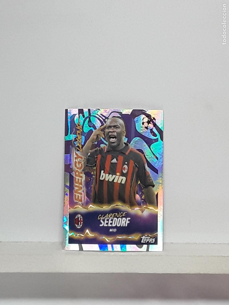 Cromos de f&uacute;tbol: CHAMPIONS STICKER 2025 2026 25 26 ALBUM TOPPS LEAGUE N 573 MILAN ENERGY LEGEND CLARENCE SEEDORF