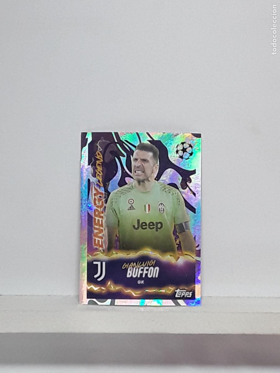 Cromos de f&uacute;tbol: CHAMPIONS STICKER 2025 2026 25 26 ALBUM TOPPS LEAGUE N 574 JUVENTUS ENERGY LEGEND GIANLUIGI BUFFON