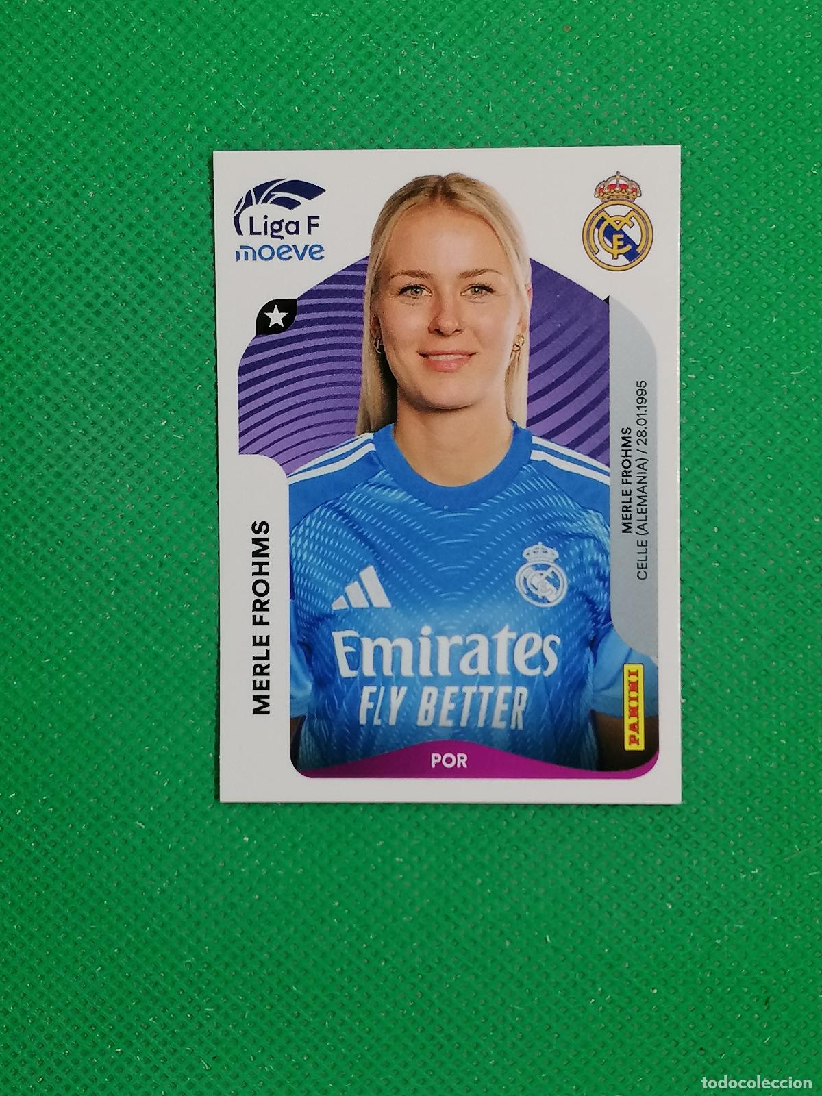 Cromos de f&uacute;tbol: 264 MERLE FROHMS REAL MADRID ⚽ PANINI LIGA FEMENINA F MOEVE 25 26 2025 2026 ⚽