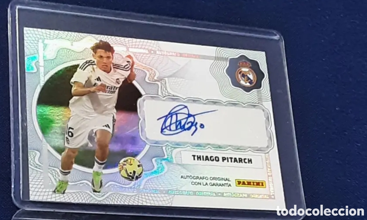 Cromos de f&uacute;tbol: Thiago pitarch Real Madrid.