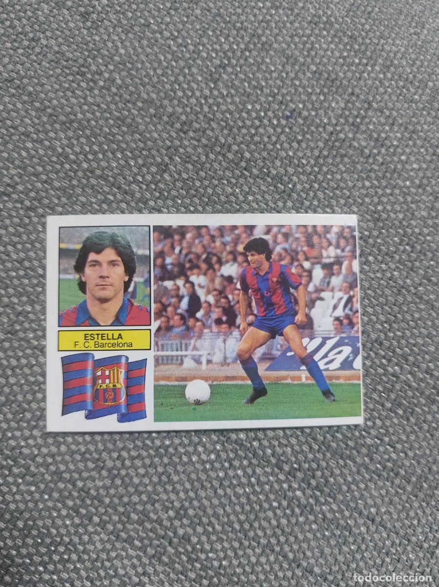 Figurine di Calcio: 82 83 1982 1983 ESTELLA FCB BARCELONA EDICIONES ESTE SIN PEGAR NUNCA PEGADO