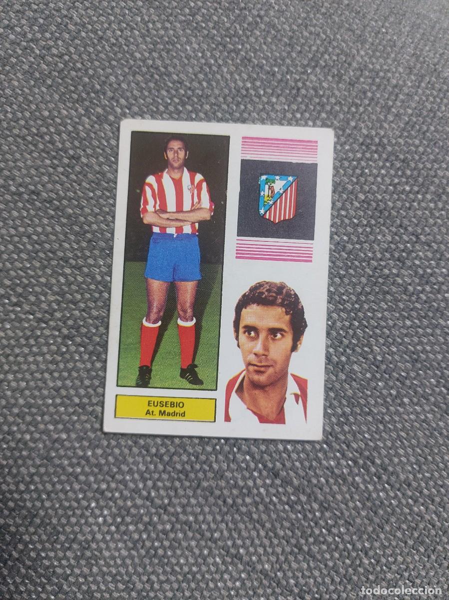 Figurine di Calcio: 74 75 1974 1975 EUSEBIO ATLETICO DE MADRID EDITORIAL FHER SIN PEGAR NUNCA PEGADO