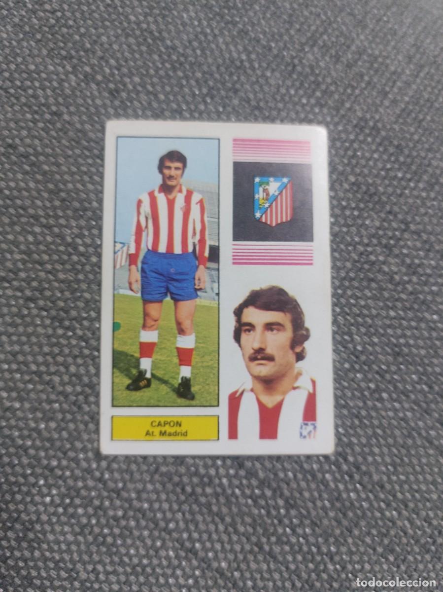 Figurine di Calcio: 74 75 1974 1975 CAPON ATLETICO DE MADRID EDITORIAL FHER SIN PEGAR NUNCA PEGADO