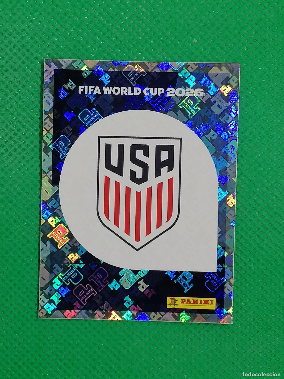 Cromos de f&uacute;tbol: USA 1 USA1 ESCUDO USA ⚽ PANINI FIFA MUNDIAL WORLD CUP 26 2026 STICKER ⚽