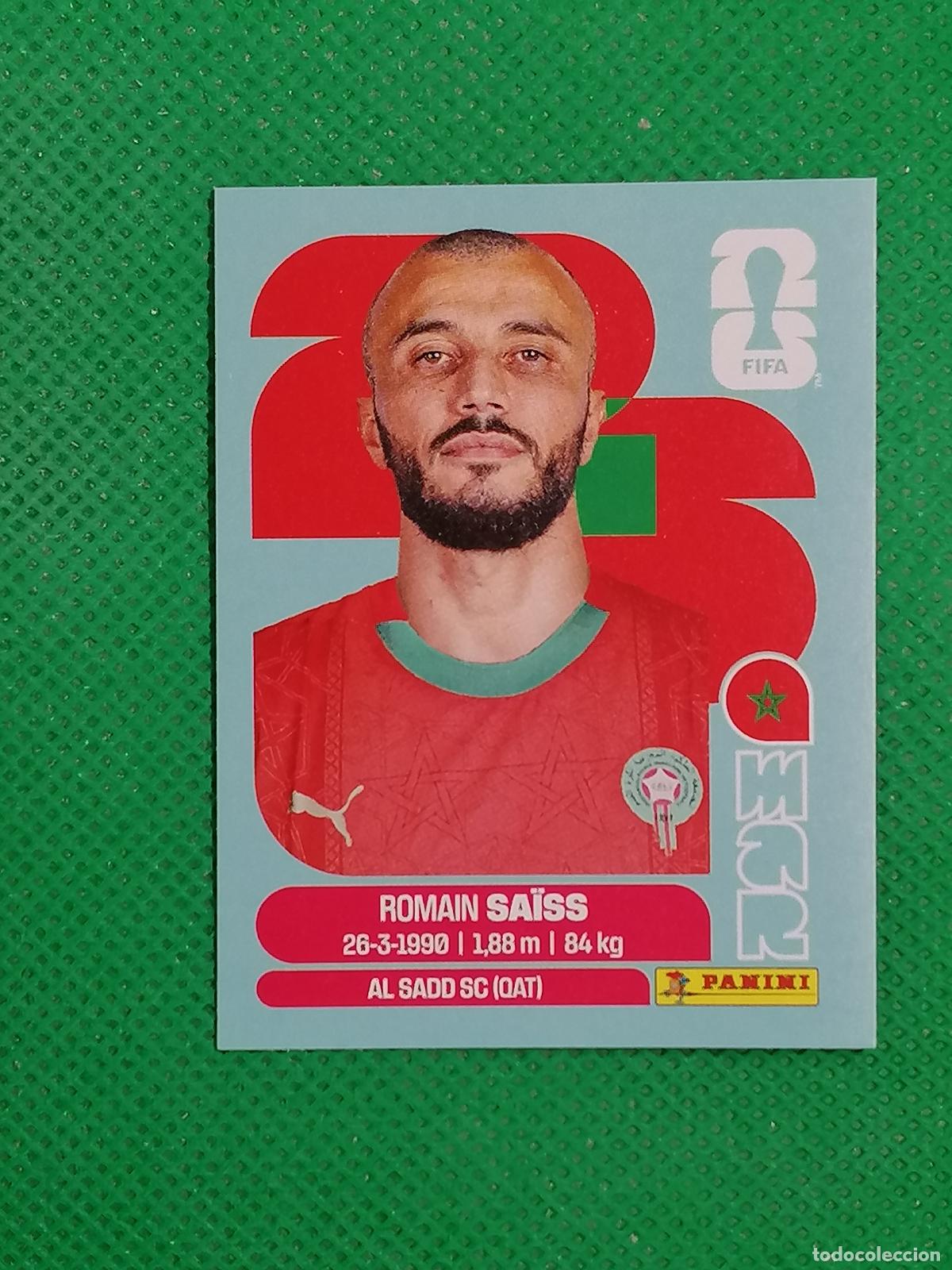 Cromos de f&uacute;tbol: MAR 7 MAR7 ROMAN SAISS MARRUECOS ⚽ PANINI FIFA MUNDIAL WORLD CUP 26 2026 STICKER ⚽