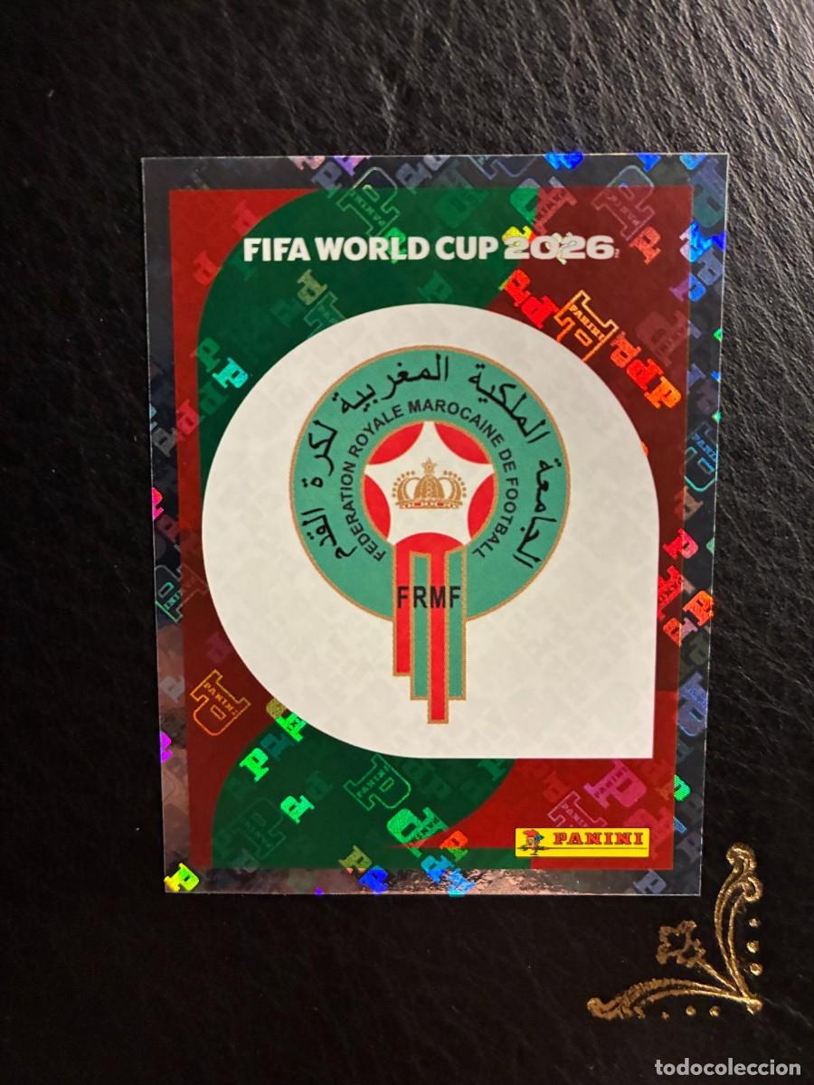 Cromos de f&uacute;tbol: MAR 1 ESCUDO LOGO MAR1 MARRUECOS FIFA WORLD CUP MUNDIAL 2026 26 PANINI
