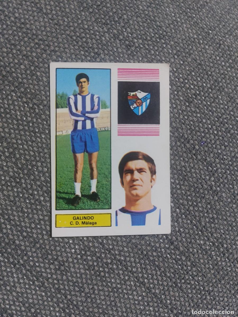 Cromos de f&uacute;tbol: 74 75 1974 1975 GALINDO C. D. MALAGA EDITORIAL FHER SIN PEGAR NUNCA PEGADO