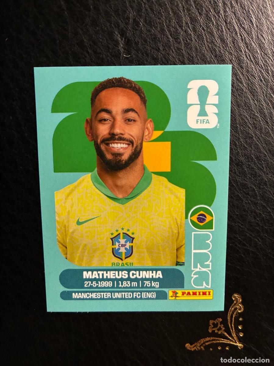 Cromos de f&uacute;tbol: BRA 17 MATHEUS CUNHA BRA17 BRASIL FIFA WORLD CUP MUNDIAL 2026 26 PANINI