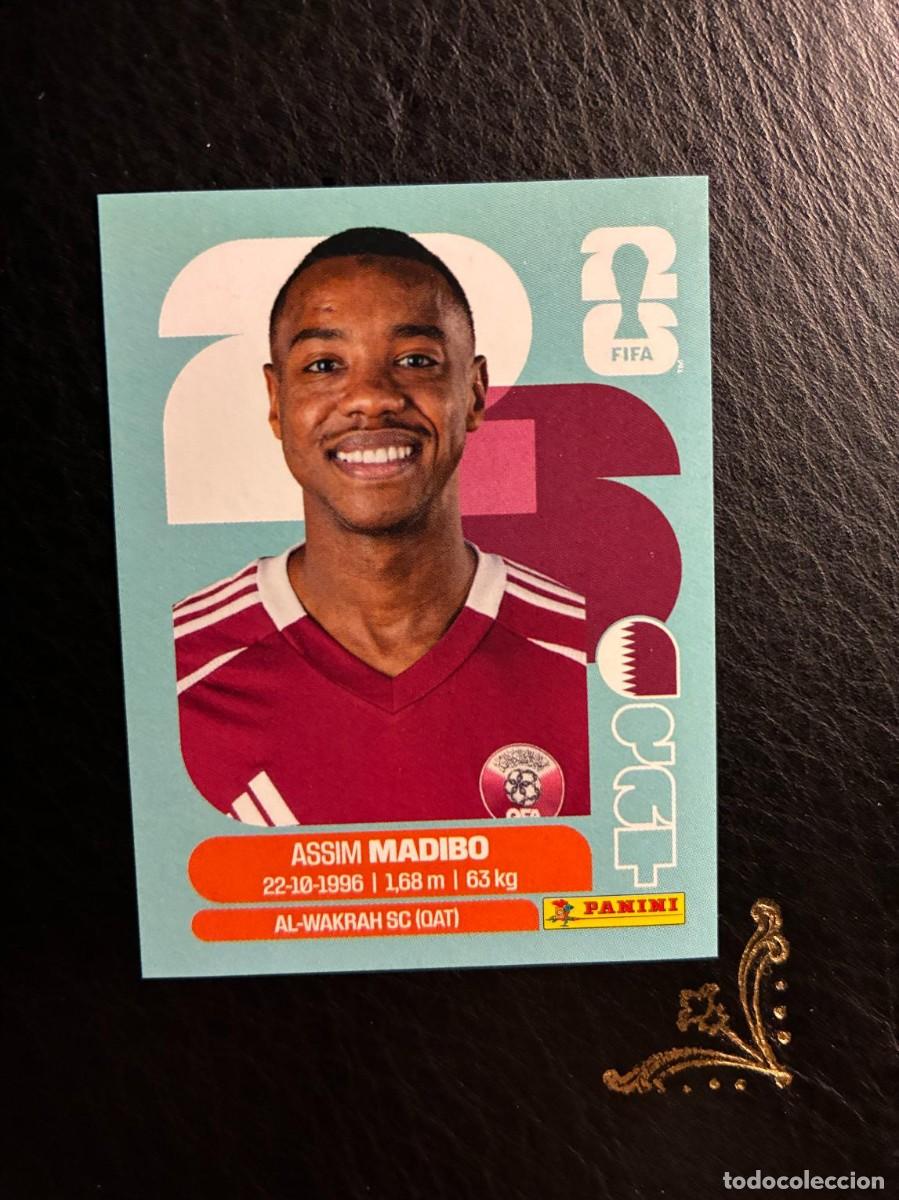Cartes &agrave; collectionner de Football: QAT 11 ASSIM MADIBO QAT11 CATAR QATAR FIFA WORLD CUP MUNDIAL 2026 26 PANINI