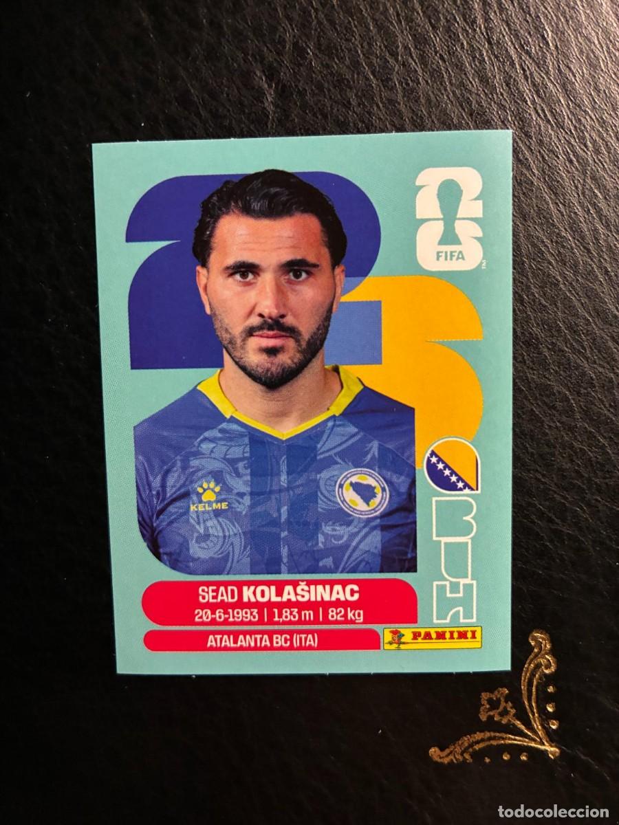 Cromos de f&uacute;tbol: BIH 4 SEAD KOLASINAC BIH4 BOSNIA HERZEGOVINA FIFA WORLD CUP MUNDIAL 2026 26 PANINI