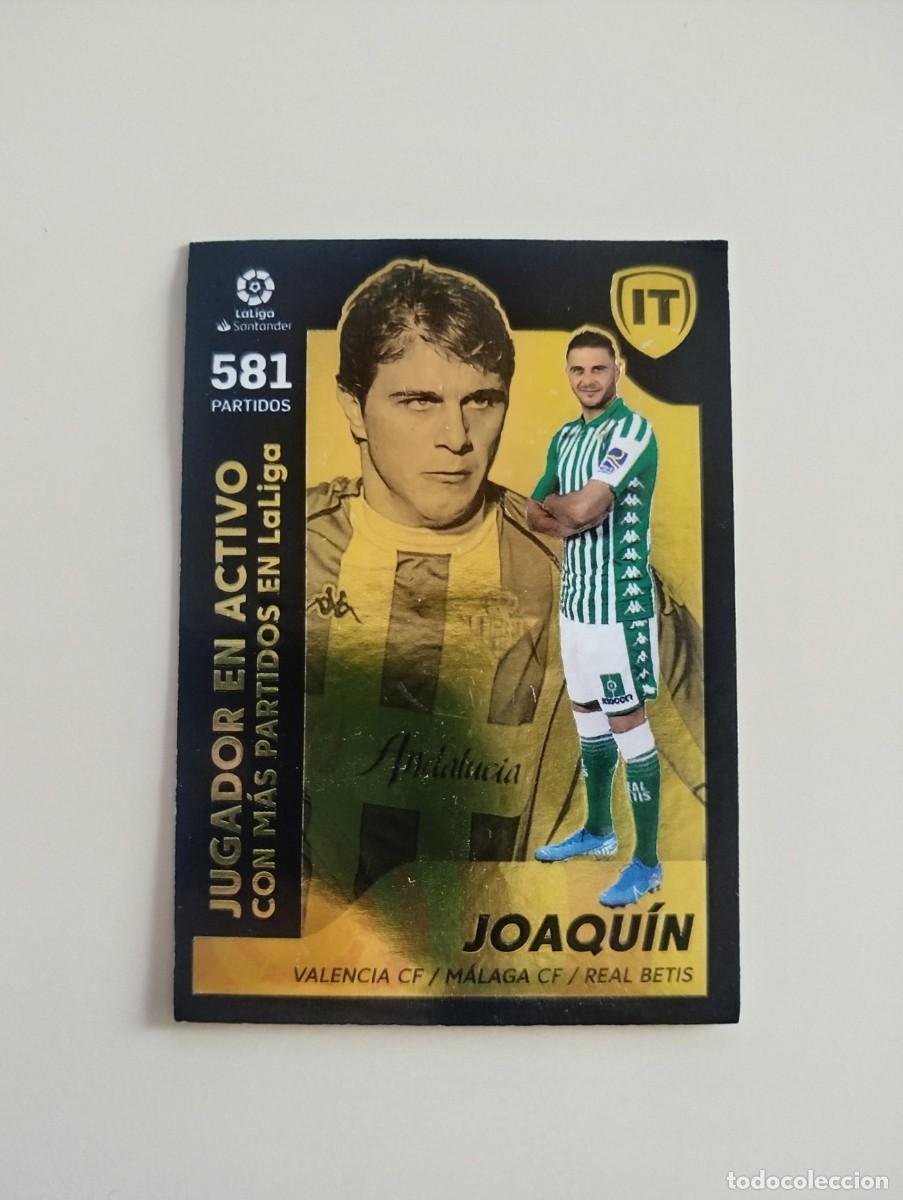 Cromos de f&uacute;tbol: Joaqu&iacute;n 1 LA ISLA DEL TESORO SIN PEGAR NUNCA PEGADO Real Betis Liga Ediciones Este 21 22 / 2021 2022