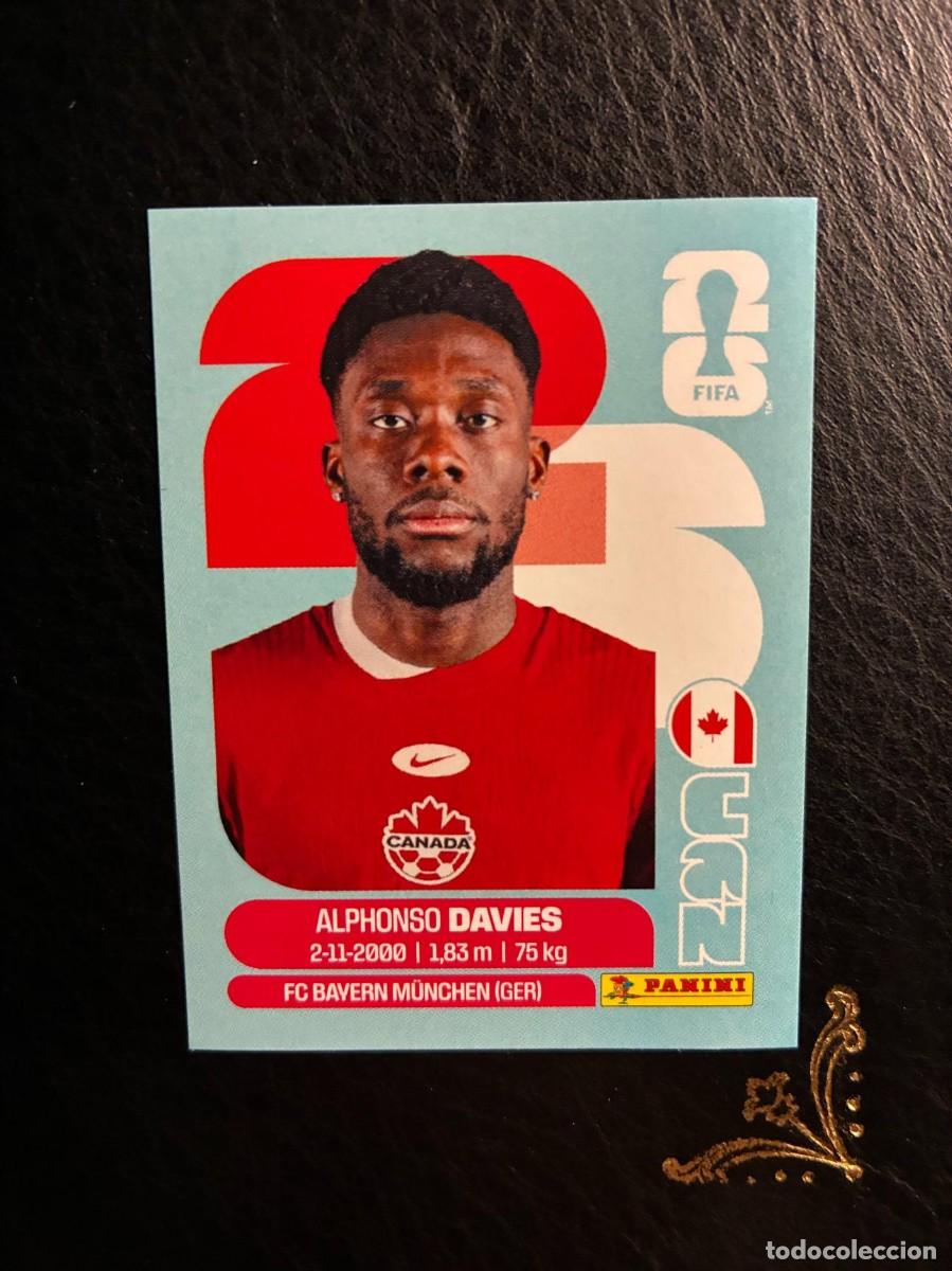 Cromos de f&uacute;tbol: CAN 3 ALPHONSO DAVIES CAN3 CANADA FIFA WORLD CUP MUNDIAL 2026 26 PANINI