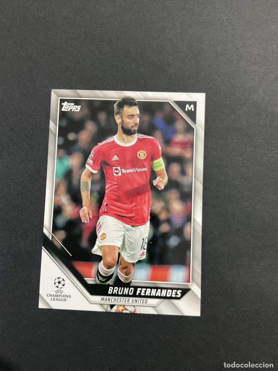 Cromos de f&uacute;tbol: Topps 2022 UEFA Champions League - Bruno Fernandes n 78 - Manchester United