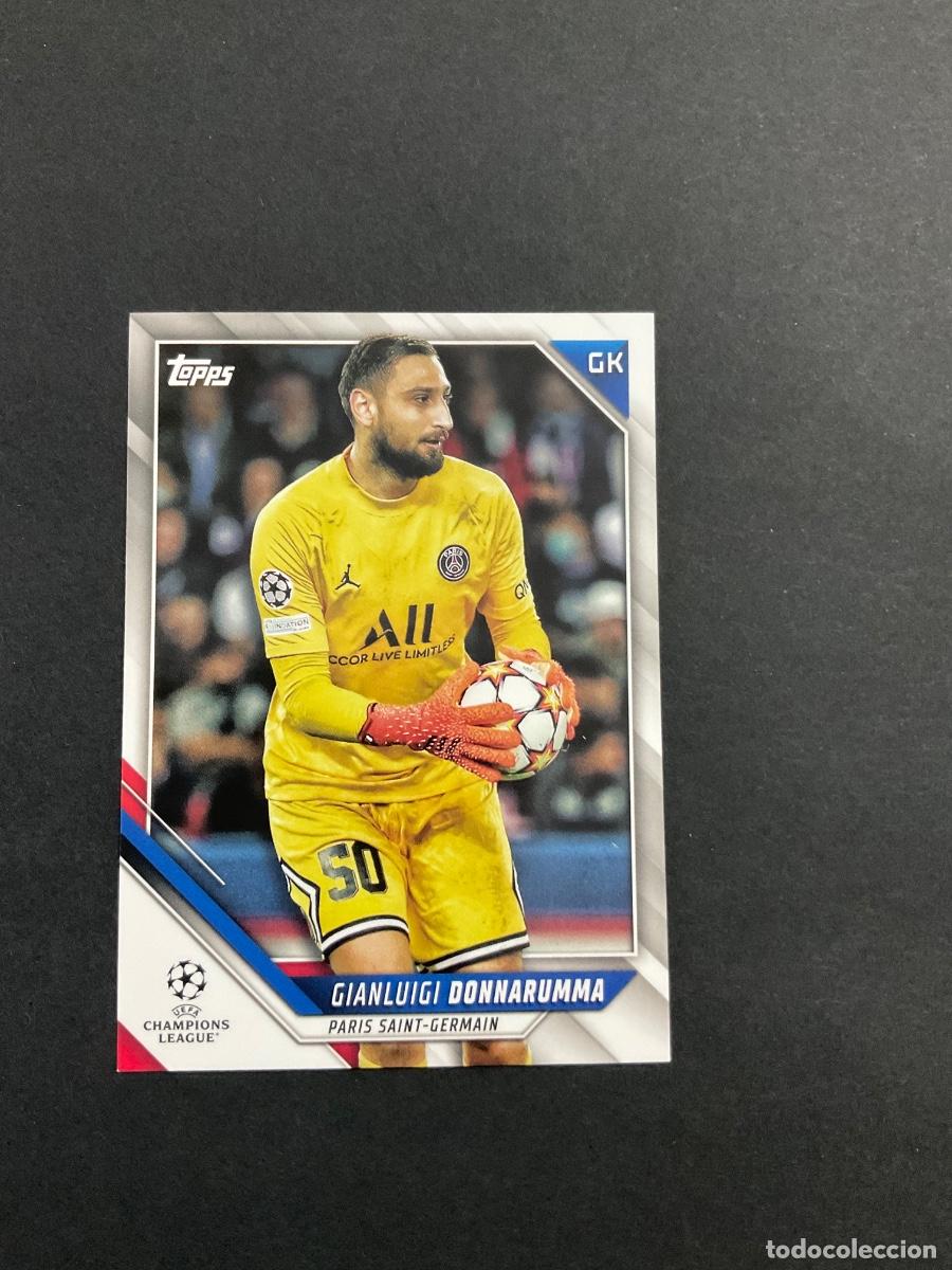 Cromos de f&uacute;tbol: Topps 2022 UEFA Champions League - Gianluigi Donnarumma n 83 - PSG
