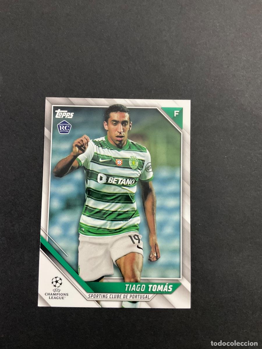 Cromos de f&uacute;tbol: Topps 2022 UEFA Champions League - Tiago Tomas n 101 - Sporting Portugal - Rookie Card