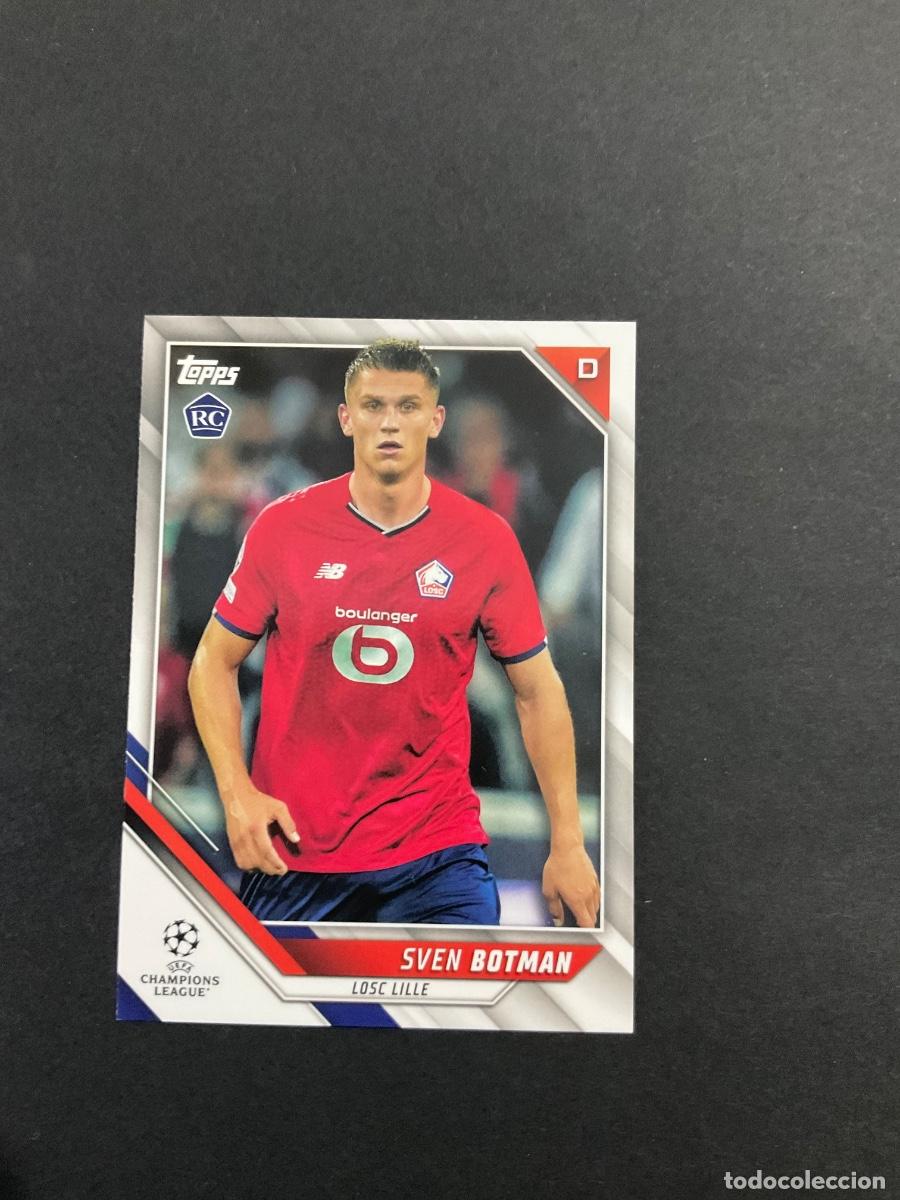 Cromos de f&uacute;tbol: Topps 2022 UEFA Champions League - Sven Botman n 105 - Lille - Rookie Card