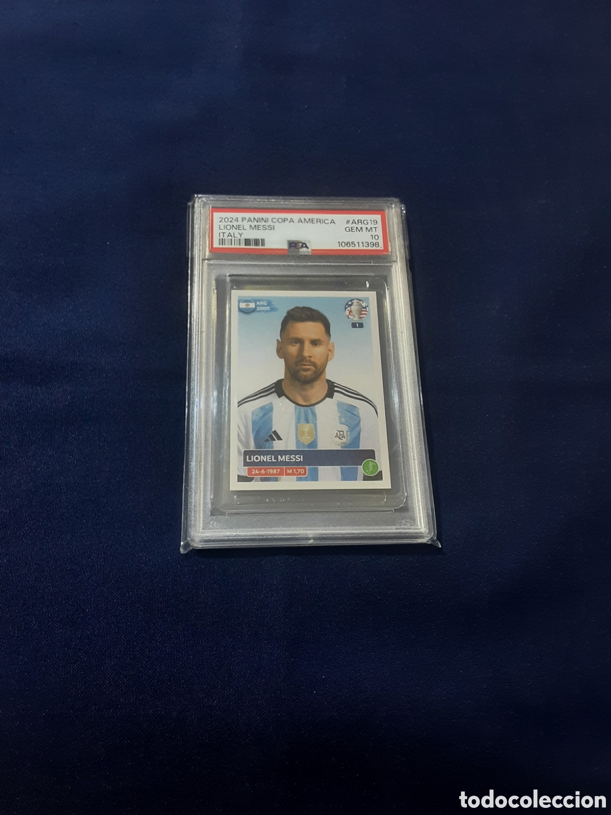 Cromos de f&uacute;tbol: Lionel messi Argentina