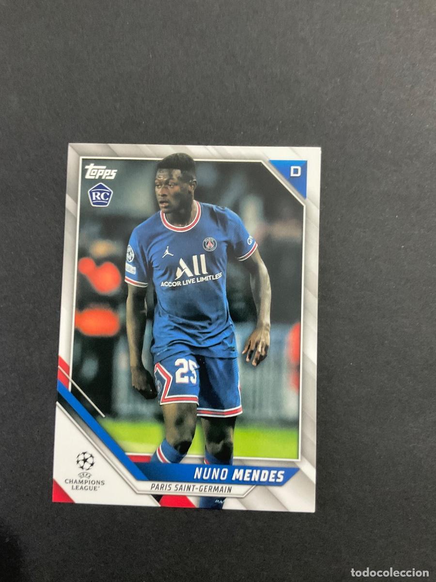 Cromos de f&uacute;tbol: Topps 2022 UEFA Champions League - Nuno Mendes n 126 - Psg