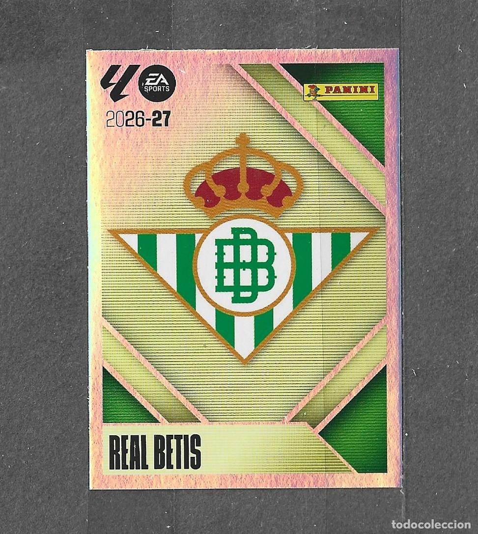Cromos de f&uacute;tbol: Liga este 26/27 - Escudo - N&deg; 1 - Real Betis