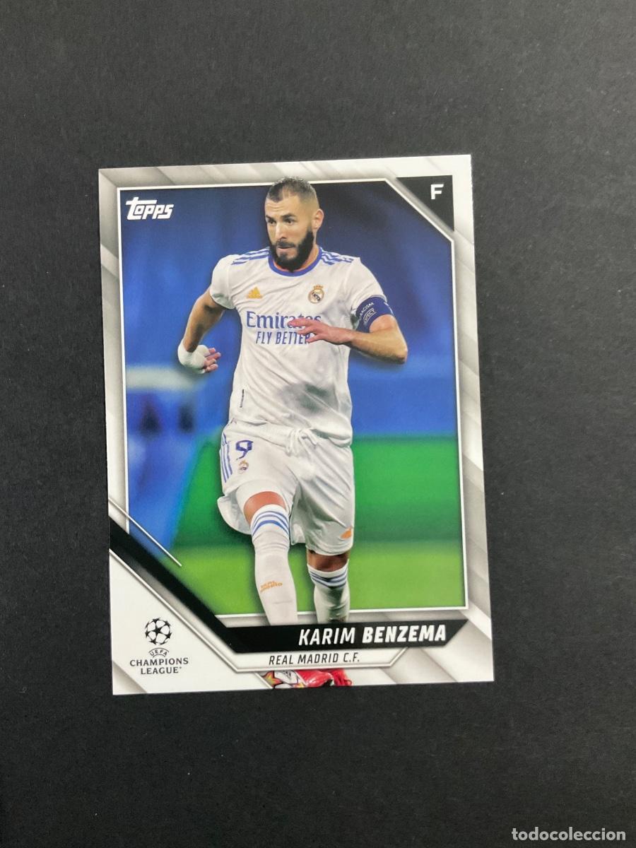 Cromos de f&uacute;tbol: Topps 2022 UEFA Champions League - Karim Benzema n 135 - Real Madrid