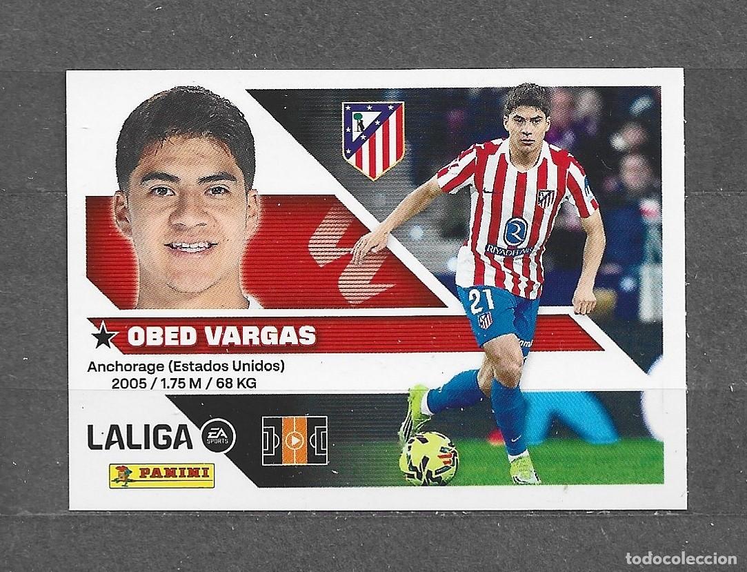 Cromos de f&uacute;tbol: Liga este 26/27 - Obed Vargas - N&deg; 14b - Atl&eacute;tico de Madrid
