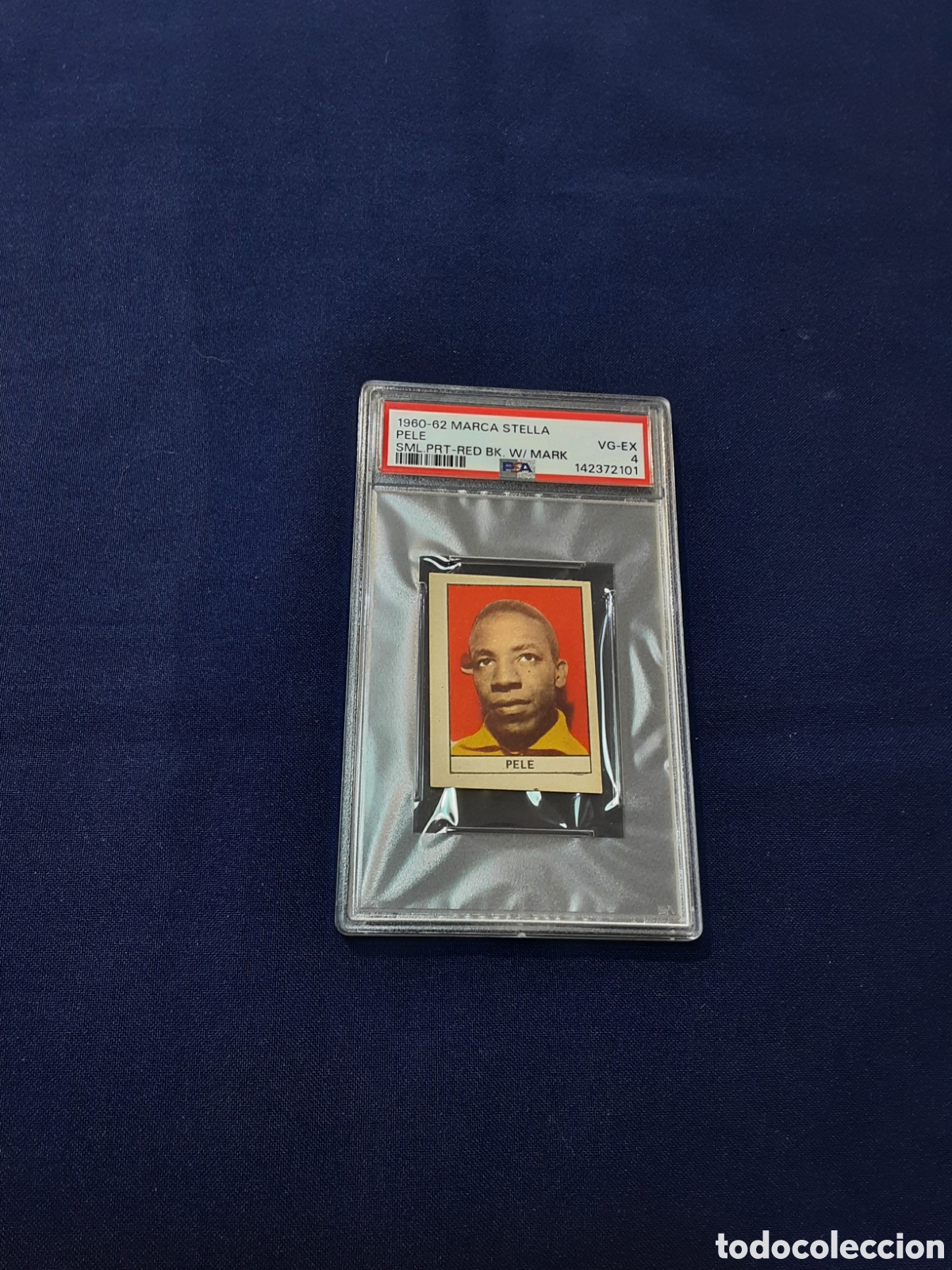 Cromos de f&uacute;tbol: Pele Brasil vintage Stella Red