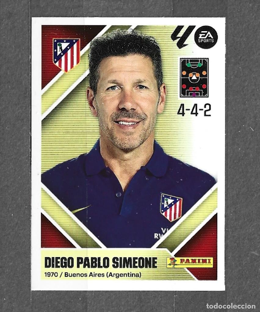 Cromos de f&uacute;tbol: Liga este 26/27 - Diego Simeone - N&deg; 2 - Atl&eacute;tico de Madrid