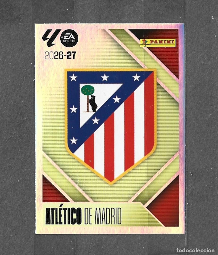 Cromos de f&uacute;tbol: Liga este 26/27 - Escudo - N&deg; 1 - Atl&eacute;tico de Madrid