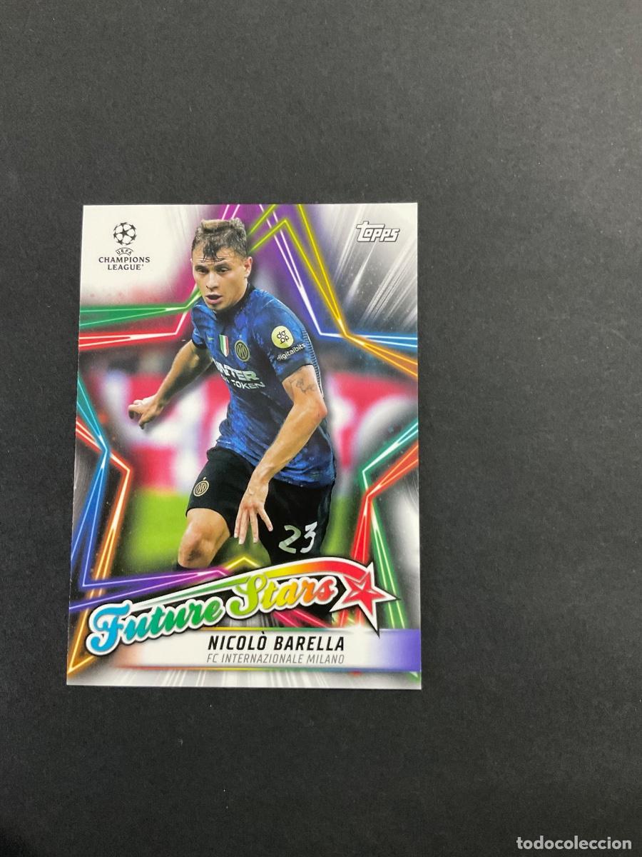 Cromos de f&uacute;tbol: Topps 2022 UEFA Champions League - Nicolo Barella - FS-07 FUTURE STARS