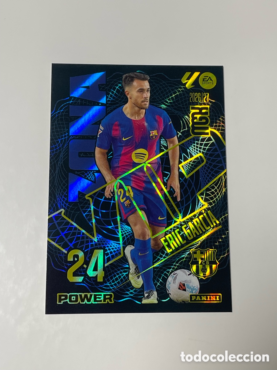 Cromos de f&uacute;tbol: Eric Garc&iacute;a F. C. Barcelona Panini Megacracks 2025/26 #393 VIP Power