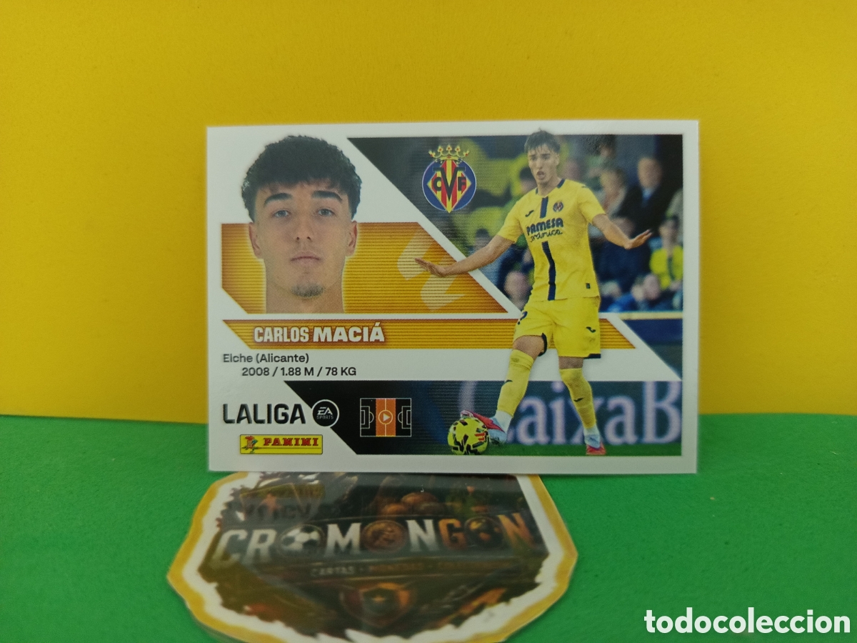 Cartes &agrave; collectionner de Football: ❇️ CROMO ⚽ MACI&Aacute; VILLARREAL LIGA 26 27 2026 2027 EDICIONES ESTE PANINI SIN PEGAR❇️
