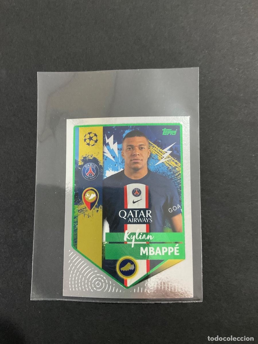 Cromos de f&uacute;tbol: Kylian MBAPPE - Topps Uefa Champions League Stickers Edition - EXTRA STICKER ED LIMITADA