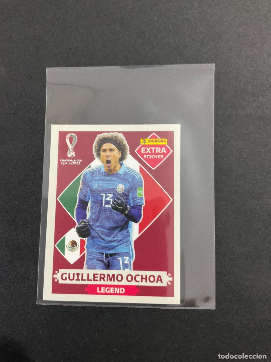 Cromos de f&uacute;tbol: GUILLERMO OCHOA - Panini World Cup Qatar 22 Stickers Edition - EXTRA STICKER ED LIMITADA