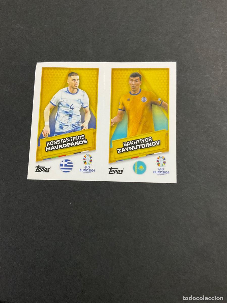 Cromos de f&uacute;tbol: Topps Uefa Euro 2024 - Sticker Collection - Sticker KAZ SP - GRE SP -