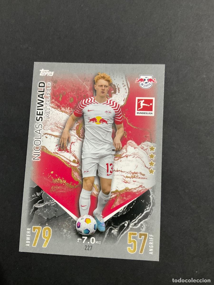 Cromos de f&uacute;tbol: Topps Match Attax Bundesliga - 2023 2024 (23 24) - Nicolas Sewald n 227 - RB Leipzig