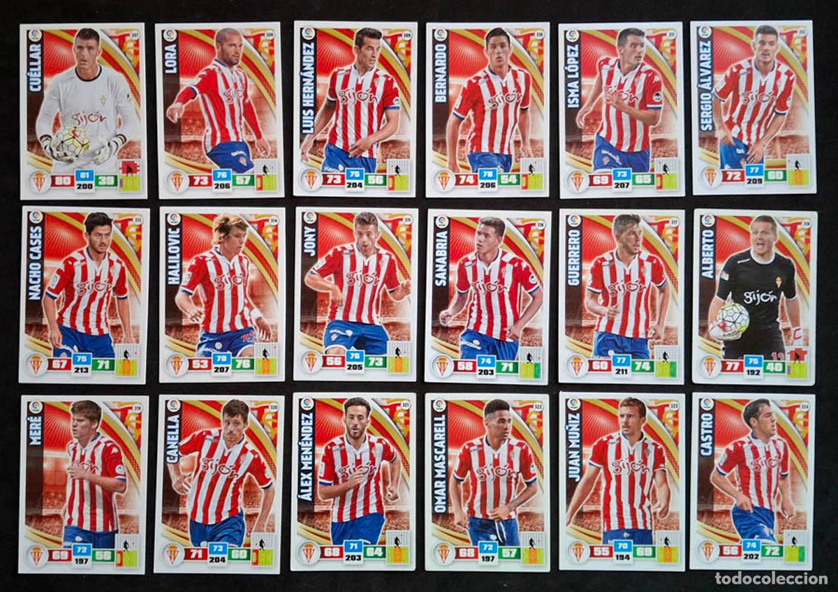 Cromos de f&uacute;tbol: Sporting Adrenalyn XL 2015-2016 15-33