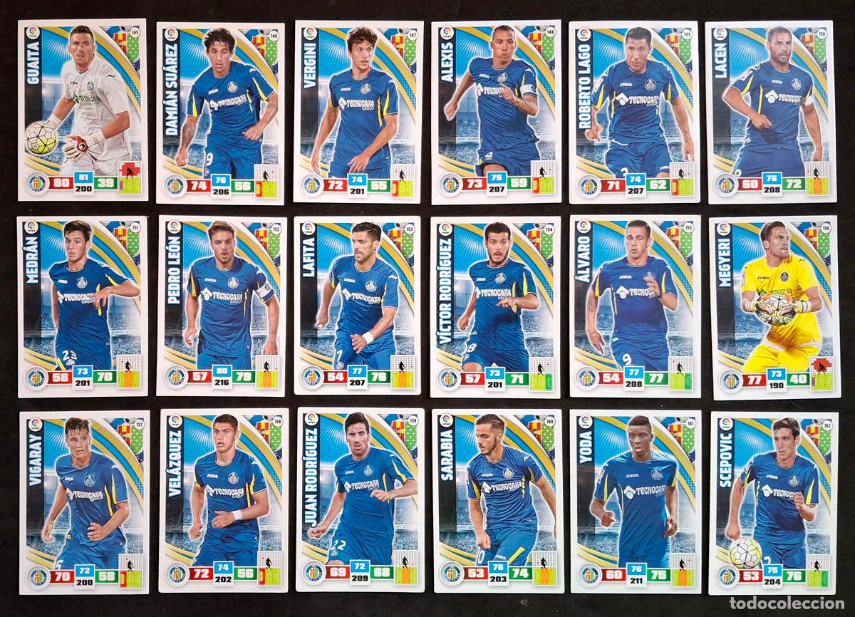 Cromos de f&uacute;tbol: Getafe Adrenalyn XL 2015-2016 15-24