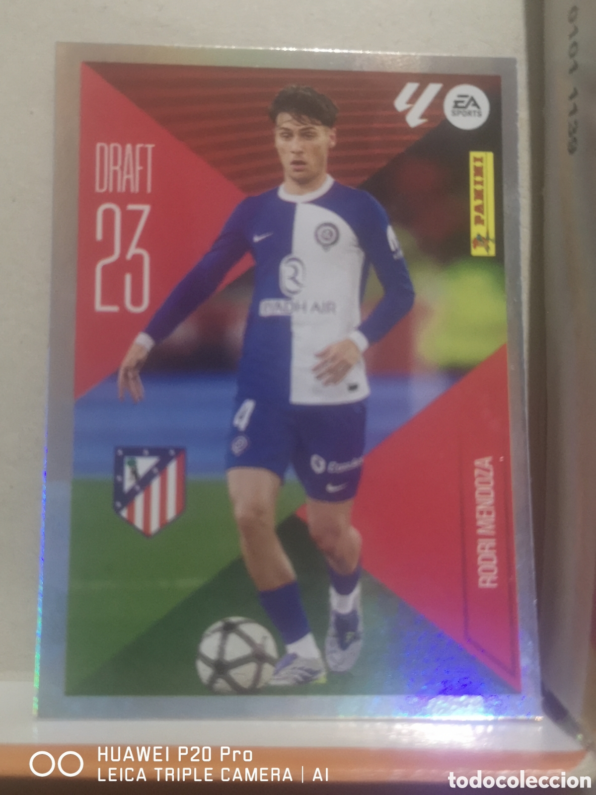 Cromos de f&uacute;tbol: LIGA ESTE 2026 2027 26 27 RODRI MENDOZA DRAFT 23 ATLETICO DE MADRID