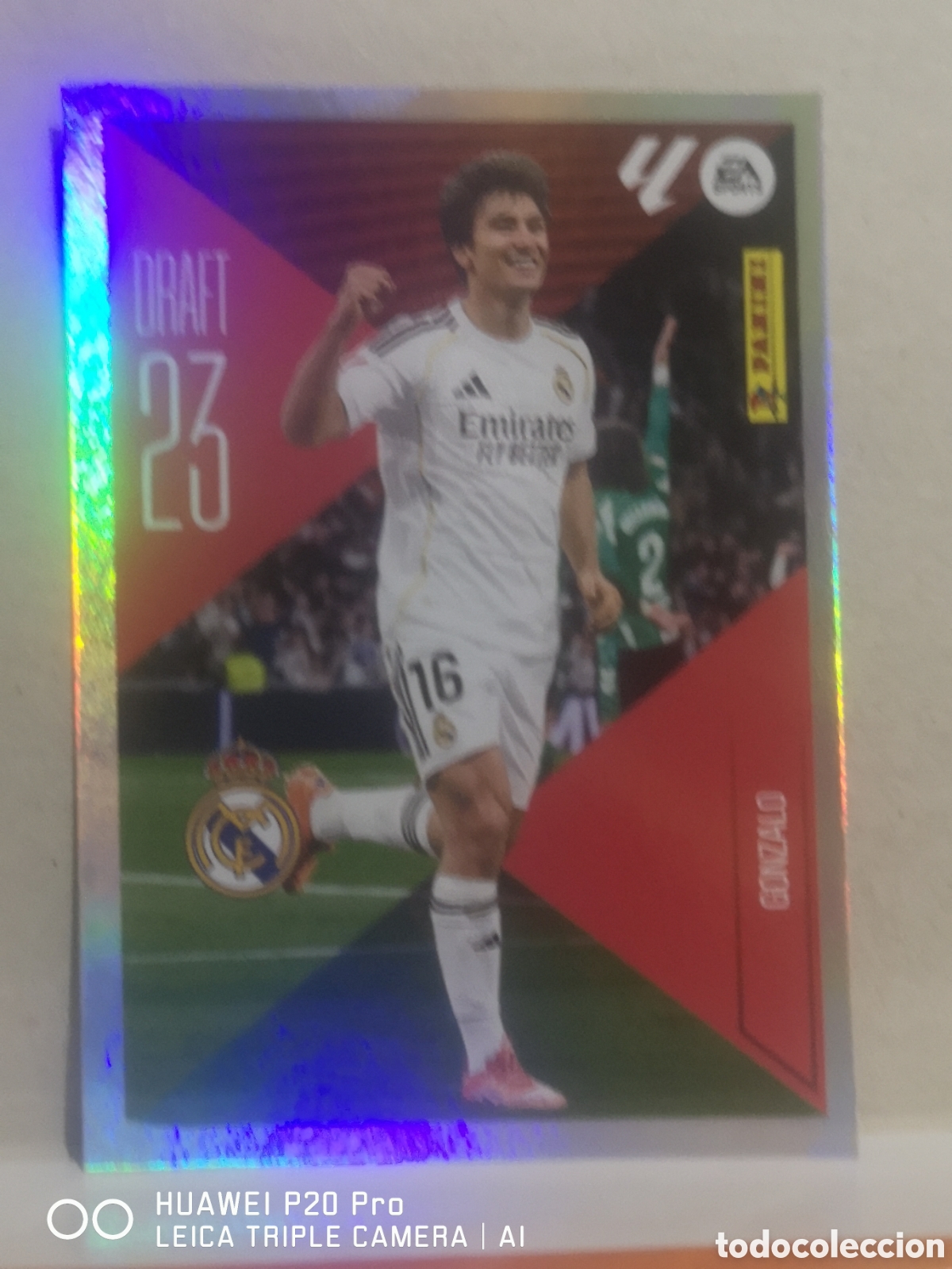 Cromos de f&uacute;tbol: LIGA ESTE 2026 2027 26 27 GONZALO DRAFT 23 REAL MADRID 9