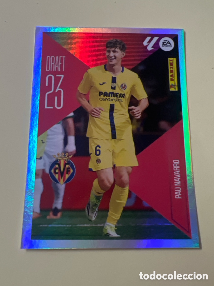 Cromos de f&uacute;tbol: E1240. Pau Navarro Villarreal draft 23 liga 2026 2027 26 27 ediciones este