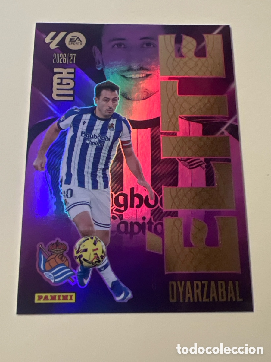Cromos de f&uacute;tbol: E1295. MEGACRACKS 2026 2027 MGK 26 27 NUEVO - ELITE N&ordm; 13 OYARZABAL REAL SOCIEDAD