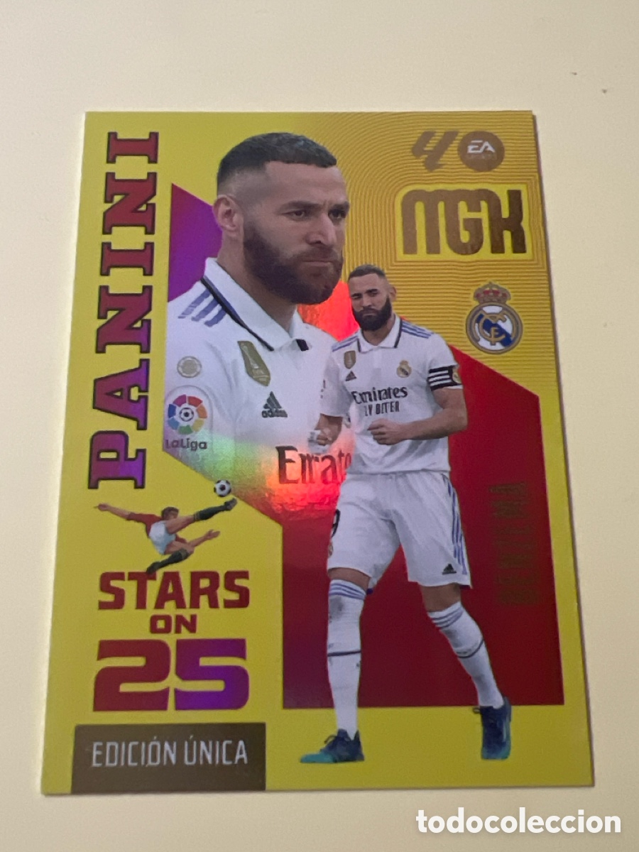 Cromos de f&uacute;tbol: E1298. 441 BENZEMA REAL MADRID STARS ON 25 MEGACRACKS 2026 2027 26 27 MGK