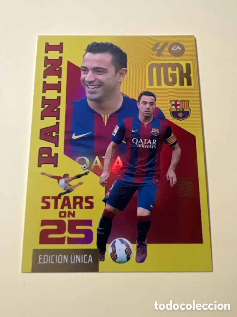 Cromos de f&uacute;tbol: E1300. MEGACRACKS MGK 2026 2027 26 27 PANINI N&ordm; 427 XAVI BARCELONA STARS ON 25 EDICION UNICA