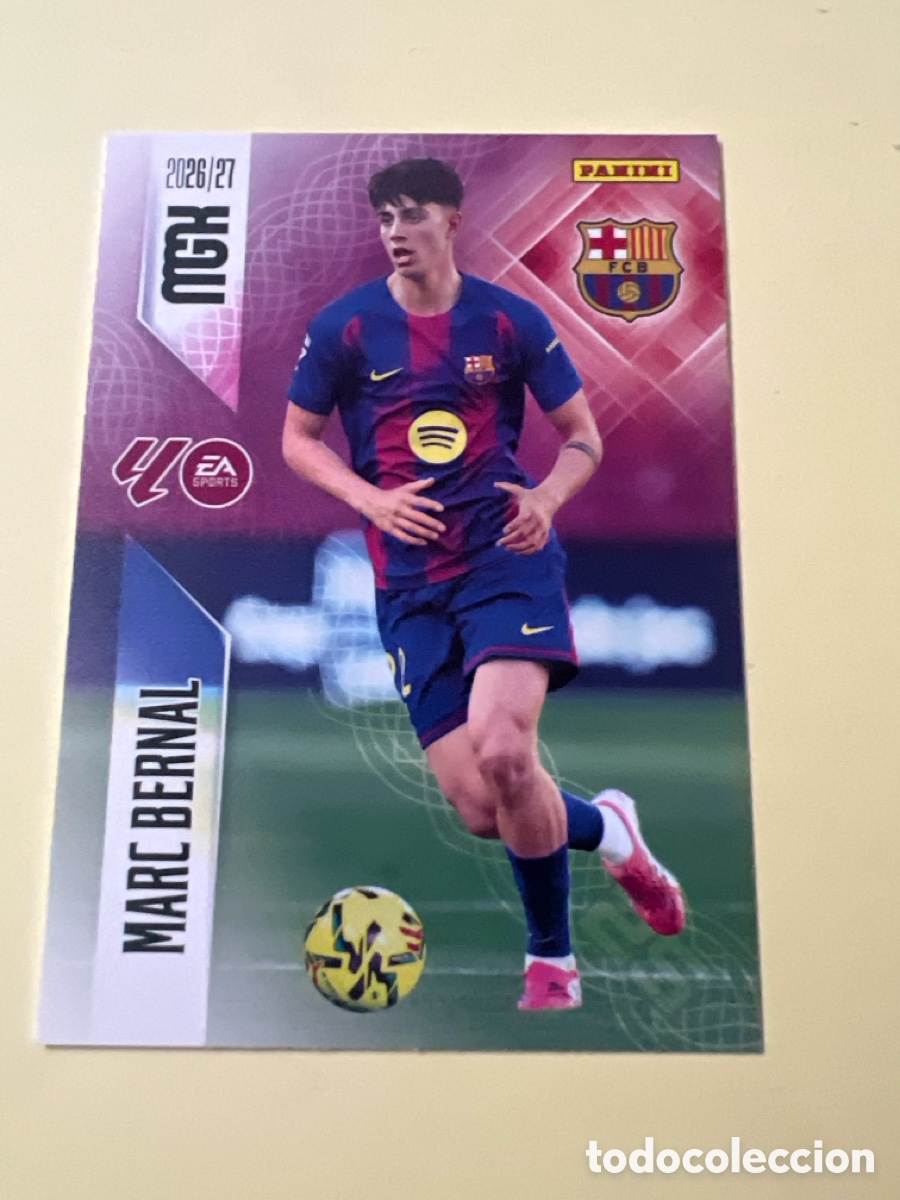 Cromos de f&uacute;tbol: E1313. 83 BERNAL BARCELONA MEGACRACKS MGK 26 27 PANINI 2026 2027